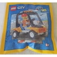thumbnail image 2 of LEGO City: Airport Construction Worker Minifigure with Service Car, 2 of 6