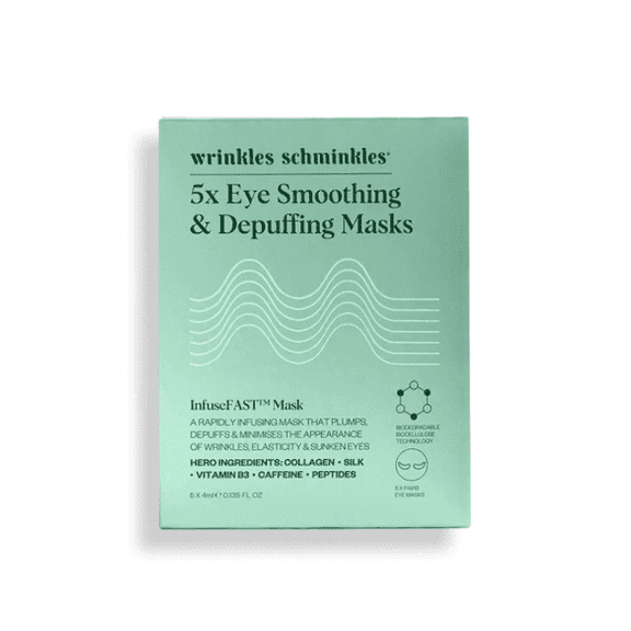 Wrinkles Schminkles 5x Eye Smoothing & Depuffing Mask | Rapid Infusing Mask | 5 Pack