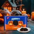 thumbnail image 6 of OREO Orange Creme Chocolate Sandwich Cookies, Limited Edition, Halloween Cookies, 18.71 oz, 6 of 18