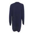 thumbnail image 5 of Tuphregyow Women Fall Long Sleeve Cable Knit Sweater Loose Outerwear Solid Open Front Cardigan Casual Lightweight Slouchy Leisure Oversized Trendy Navy L, 5 of 8