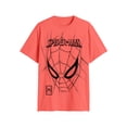thumbnail image 7 of Marvel Spider-Man, Men's & Big Men's Graphic Tee, Sketch Face, Sizes S-3XL, 7 of 7