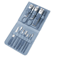 thumbnail image 1 of Kit De Pedicura Profesional Cortaúñas Herramientas, Kit De Aseo Herramienta Para El Cuidado De Las Uñas Con Estuche De Viaje De Cuero 12 Piezas - Azul, 1 of 5