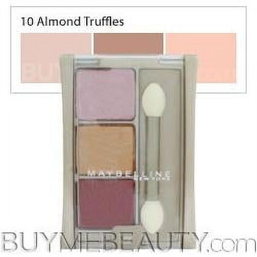 Maybelline Expert Wear Eyeshadow Trios, 10 Almond Truffles, 0.13 oz
