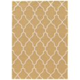 thumbnail image 1 of Linon Trio Geo Hand Tufted Polyester 1'10"x2'10" Rug in Yellow, 1 of 3