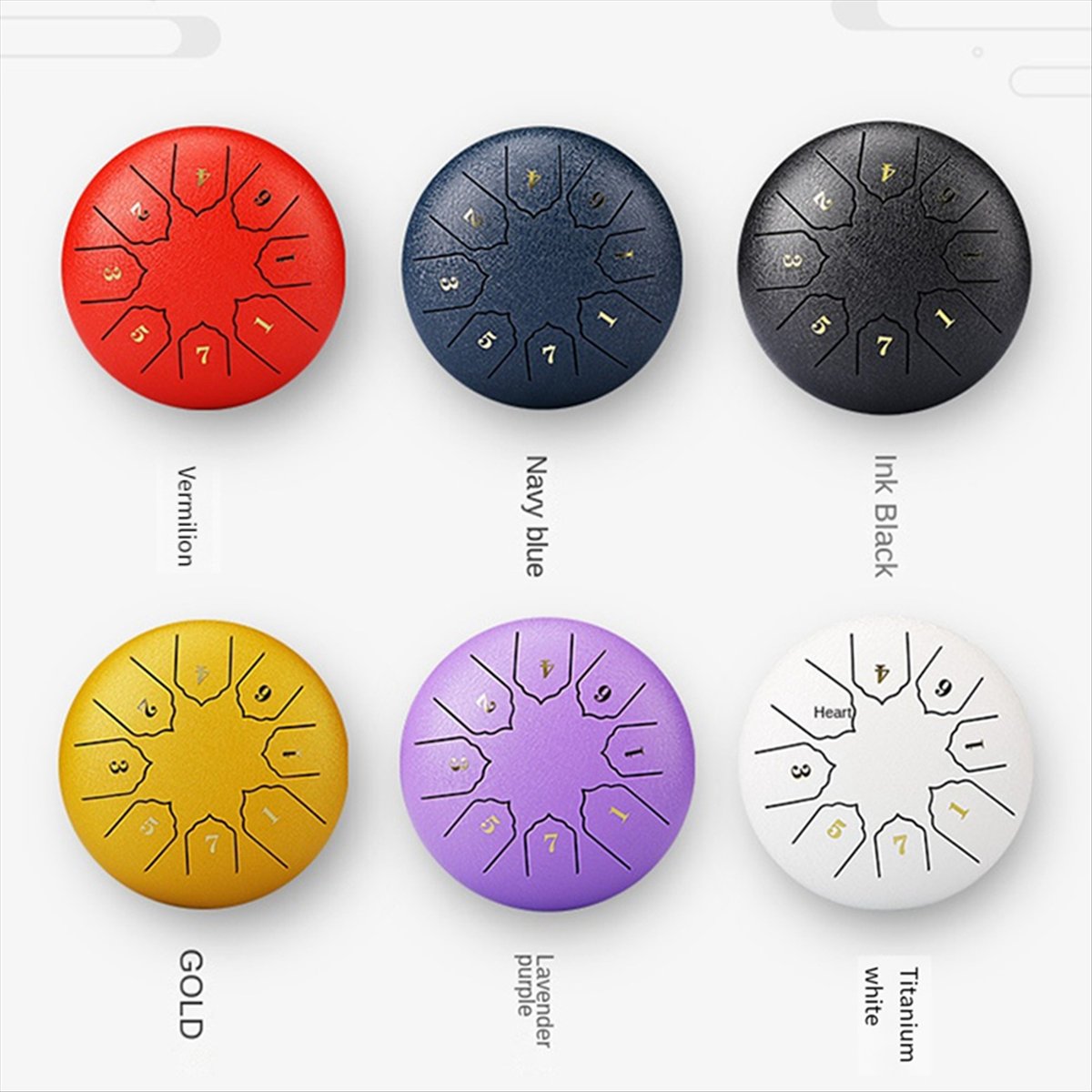 6-Inch 8-Tone Sound Rain Drum Outdoor Rain Drum Percussion Instrument Yoga Meditation Exclusive Purple