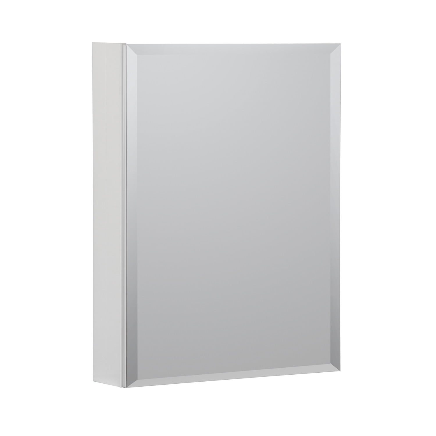 Foremost Metal Medicine Cabinet 23 X 30 Beveled Mirror In Brushed Nickel Walmart Com Walmart Com