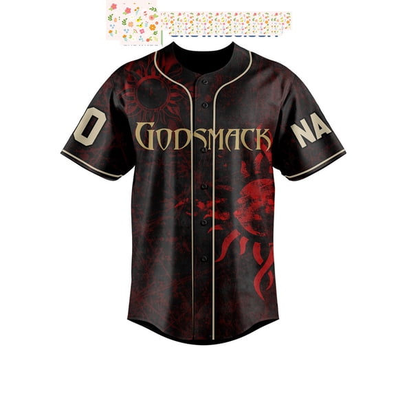 Godsmacks Fan Personalized Baseball Jersey