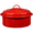 Red, variant on VAETTLO 8.7-inch Covered Round Roaster Red – 3lb Capacity Mini Roaster Enamel Steel Cookware, Dishwasher Safe, Even Heat Distribution for Poultry Meat Vegetables