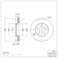 thumbnail image 2 of Front Dynamic Friction Company Disc Brake Rotor 600-47036 (1) For 2007-2010 Chevrolet Cobalt, 2007-2010 Pontiac G5, 2 of 2