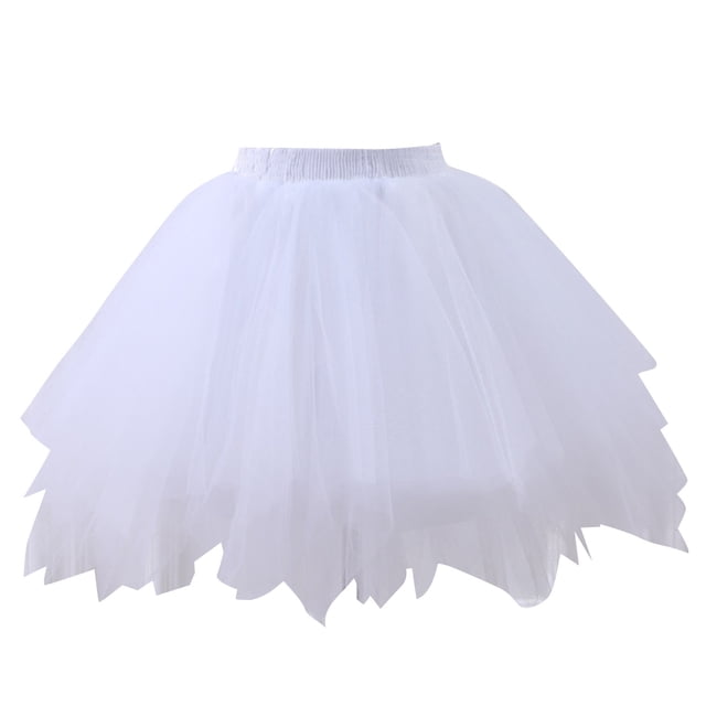 Jupe Tutu Arc-en-Ciel pour Filles Jupe Superposée Filles Colorée Carnaval Jeu de Rôle Robe Tutu pour Enfants Vêtements pour Enfants Taille Unique