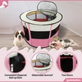 thumbnail image 2 of LAKWAR Dog Playpen for Dogs & Cats,Foldable Pet Play Pen for Cat, Puppies, Rabbits, Chickens，Pink, 2 of 7