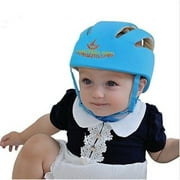 SHINESâ„¢ Bhy Infant Safety Helmet Headguard Protective Harnesses Adjusthle Hat Blue