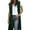 Green, variant on Women's Spring Fall Fashion Casual Solid Color Long Sleeveless Open Front Vest Everyday Versatile Duster Cardigan Sweater Women Green,S