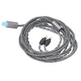 thumbnail image 5 of Cable de actualización de sonido de repuesto, cobre plateado de 4 núcleos con enchufe de 3,5mm, 2,5mm y 4,4mm para auriculares Sennheiser IE40 Pro, 5 of 5
