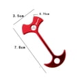 thumbnail image 7 of SPRING PARK 2Pcs Fishbone Floor Nails Camping Tent Peg Nail Deck Outdoor Camp Anchor Peg, 7 of 7