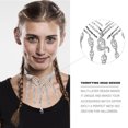 thumbnail image 4 of 1Pc Fashionable Skull Clavicle Chain Exaggerated Festive Neck Decoration for Halloween (Black), 4 of 8