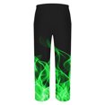 thumbnail image 4 of Wavsuf Sweatsuits 2pcs Sets Mens Jogger Set Long Tight Shirt Sweatshirt and Sweatpants Green Size 2XL, 4 of 7