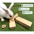 thumbnail image 2 of AAOMASSR Small Animals Hide Treats Foraging Puzzle Toys, Pet Interactive Snuffle Logic Game for Mental Enrichment, for Guinea Pigs, Rabbits, Chinchillas, 2 of 5