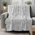 thumbnail image 2 of Grey Spring Floral Blanket Soft Cozy Warm Throw Blanket for Couch, Plush Fuzzy Flannel Fleece Blankets for Sofa, Farmhouse Flowers Elegant Pastoral Bed Blankets Lightweight Gifts for Women, 40"x50", 2 of 9