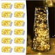 thumbnail image 1 of Luces LED parpadeantes, 12 piezas, 2 m, luces LED de cadena de hadas de color amarillo cálido, luces LED de cadena multifuncionales, 1 of 12