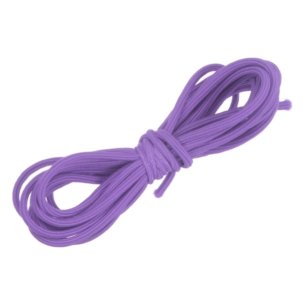 Hilo Elástico Para Pulseras - 60 Metros, Blanco/Negro, Grosor 0.8 Mm, Para Manualidades