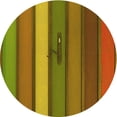 thumbnail image 1 of Ahgly Company Machine Washable Indoor Round Transitional Mahogany Brown Area Rugs, 6' Round, 1 of 7
