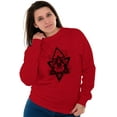 thumbnail image 4 of Triangle Eye Star Symbolic Spirit Sweatshirt for Men or Women Brisco Brands 2X, 4 of 6
