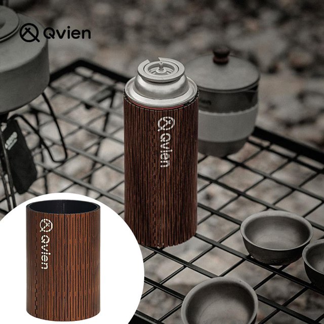 Cubierta de depósito de Gas de estilo Retro, cubierta protectora de madera para de Gas, bolsa de almacenamiento para acampar, accesorios para de cilindro de Gas S shamjiam Tapa del recipiente de gas
