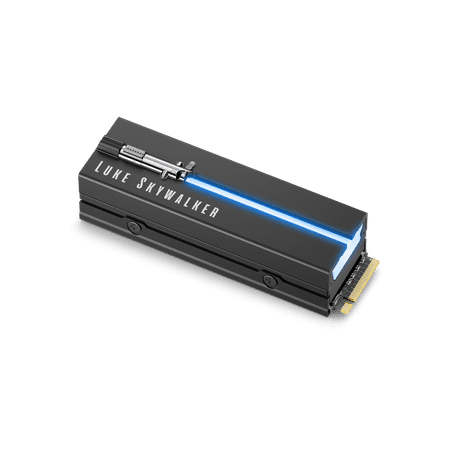 Seagate - Lightsaber FireCuda 1TB Internal SSD PCIe Gen 4 x4 NVMe with RGB LED Lightsabers