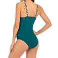 thumbnail image 4 of Traje de Baño de Impresión de las Mujeres, Ajuste Apretado Sexy Tamaño Grande una Pieza con Diseño sin Espalda para la Playa Y la Fiesta, Traje de Baño de Cubierta Delgada, 4 of 4