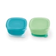 thumbnail image 3 of NUK, Suction Bowls, 6+ Months, Blue & Green, 2 Bowls + 2 Lids, 3 of 8