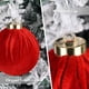 thumbnail image 5 of Bolas de terciopelo para adornos navideños de 8 cm, 12 unidades por juego, bolas de decoración navideña colgantes para árbol, decoración de interiores, decoración del hogar, Navidad, 5 of 5