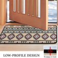 thumbnail image 3 of Beige Geometric Diamond Sun Pattern Door Rugs,Washable Non Slip Door Mats Indoor,Decorative Door Mats,Entry Mat Indoor for Entrance,Bedroom,Kitchen,Bathroom,30"x17", 3 of 6