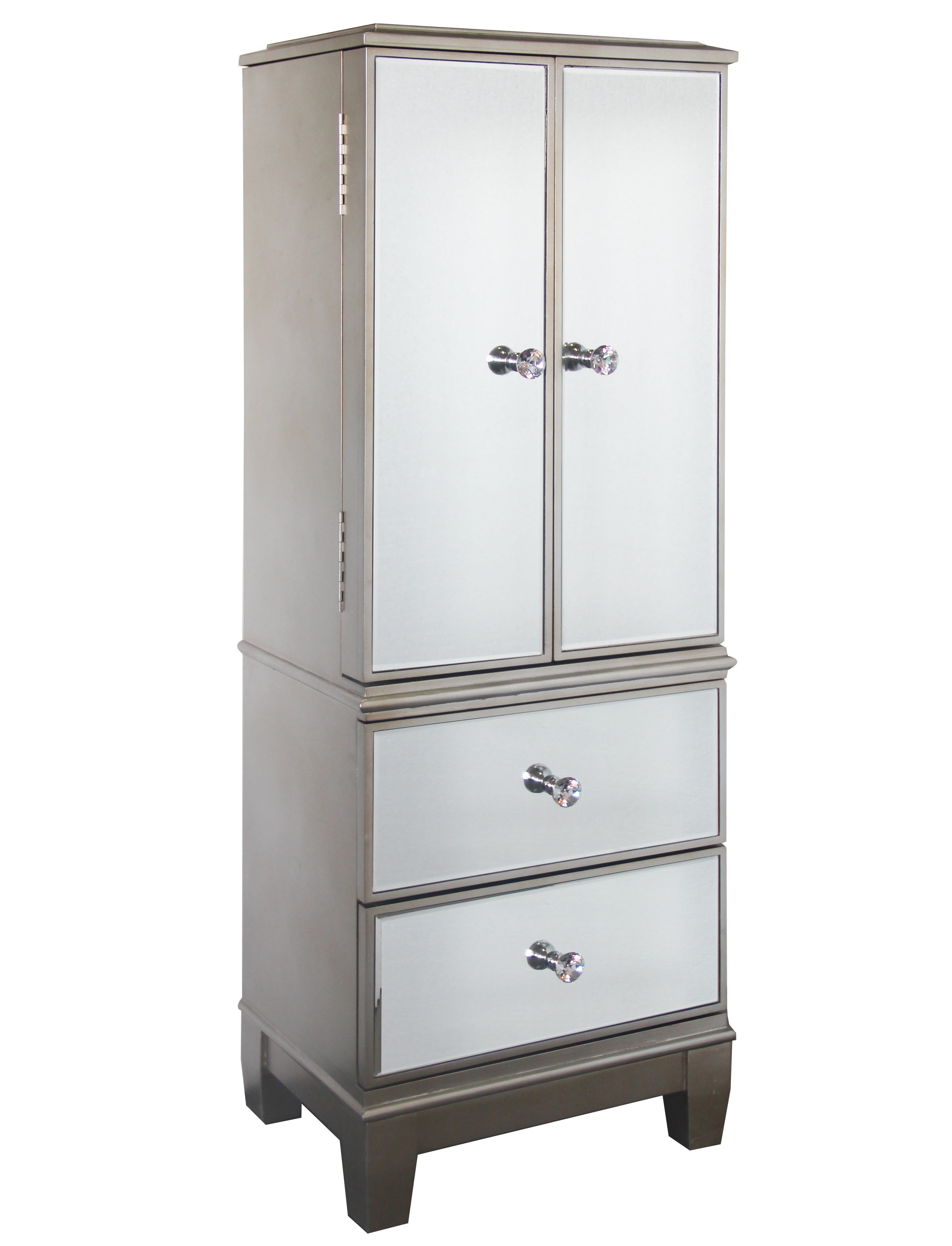 Jenna Mirrored Jewelry Armoire