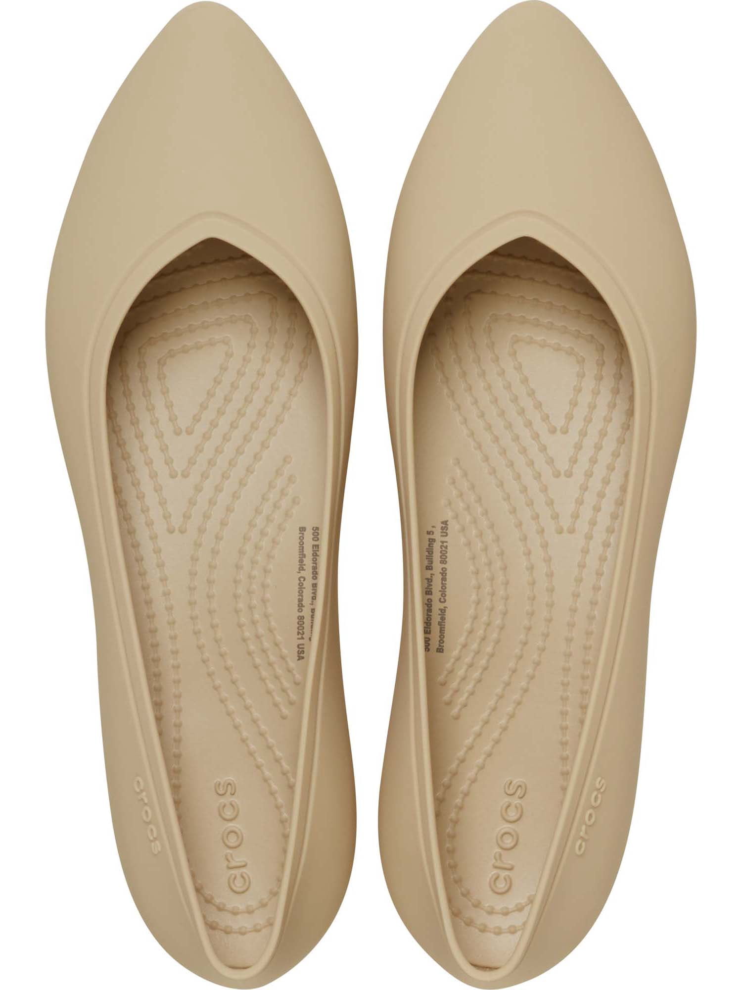 Crocs at Work On the Clock Slip Resistant Flat Shoes