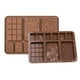 thumbnail image 3 of Molde de silicona para chocolate, molde para caramelos, molde para repostería, bandeja para cubitos de hielo con forma de corazón, moldes cuadrados para gelatina, molde para repostería DIY para, 3 of 8