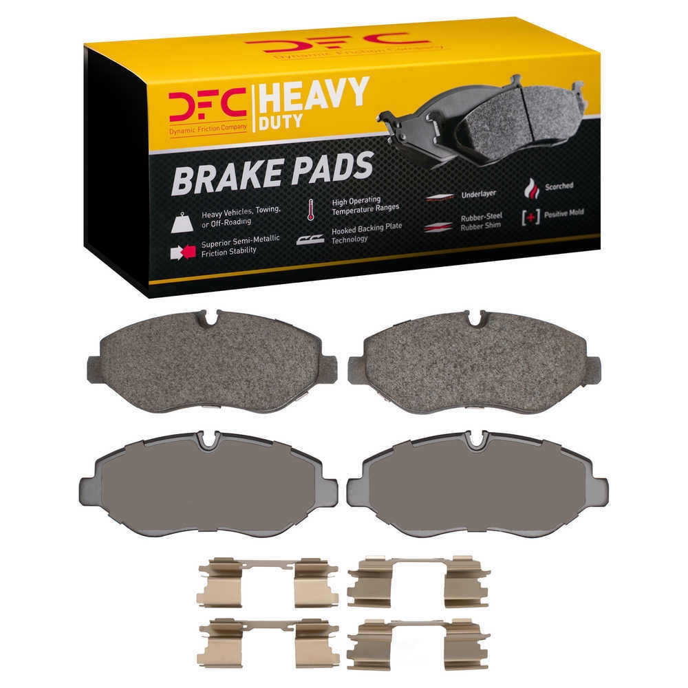Dynamic Friction Company 1214-1316-01 DFC Heavy Duty Pads and Hardware Kit