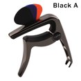 thumbnail image 3 of Accesorios de cejilla de guitarra 3 en 1 creativos con 3 selecciones para bajo acústico banjo Negro A Sunnimix Capo y selecciones, 3 of 8