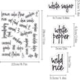 thumbnail image 3 of shiyou-168Pcs Kitchen Pantry Labels, Water & Oil Resistant Kitchen Labels Stickers Food Jar Label for Storage Containers and Organization, Black Labels for Food Containers Jars for Sugar, Coffee, Flo, 3 of 4