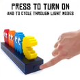 thumbnail image 2 of Marios veilleuse créative Pixel commande vocale USB petite veilleuse musique rythme couleur changeante lampe de Table lumières de jeu, 2 of 4