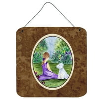 Carolines Treasures SS8246DS66 Westie Aluminum Metal Wall or Door Hanging Prints, 6 x 6", Multicolor
