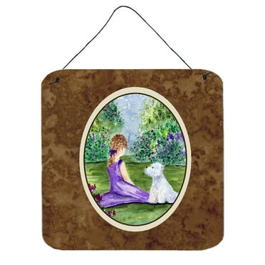 Carolines Treasures SS8246DS66 Westie Aluminum Metal Wall or Door Hanging Prints, 6 x 6", Multicolor