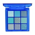 thumbnail image 2 of 9 Colors Eyeshadow Palette - Highly Pigmented, Blendable Colors, Long Lasting Matte & Glitter Shades, Cruelty Free, Metallic Silver Matte Shimmer Makeup Powder Long Lasting, 2 of 4