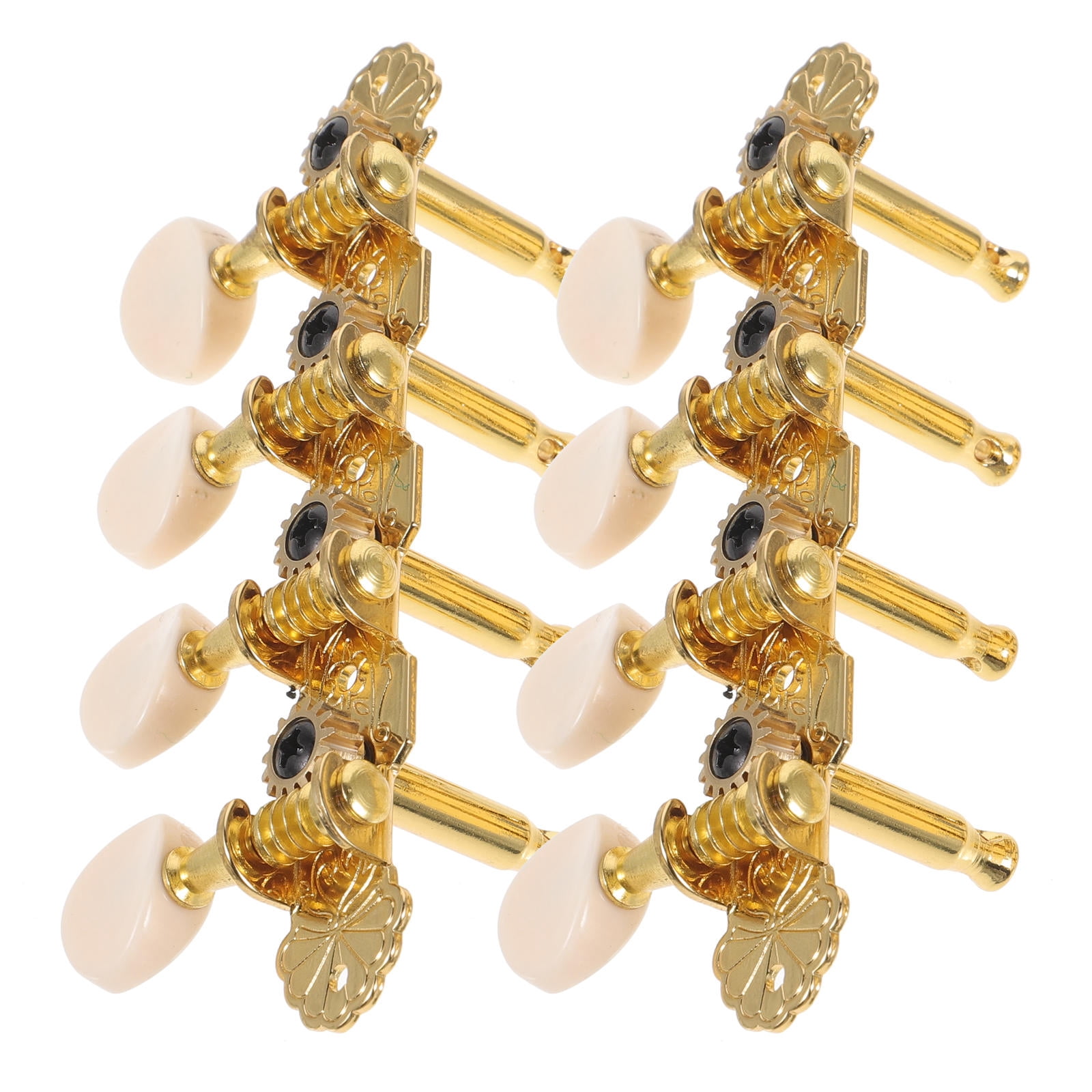 SEWCHICS 1 Set Golden Metal Guitar Tuning Machines for Acoustic Guitars Practical
