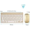 thumbnail image 2 of Wireless Full Size Keyboard and Mouse Set, 2.4G USB, UK Layout, 2 of 7