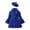 A-390Blue, variant on MEZZALL Girls Winter Coat With Detachable Hood Warm Wool Blend Jacket Kids Toddler Outerwear For Daily Wear Outdoor Activities And Parties Tops Lovely Child Dailywear