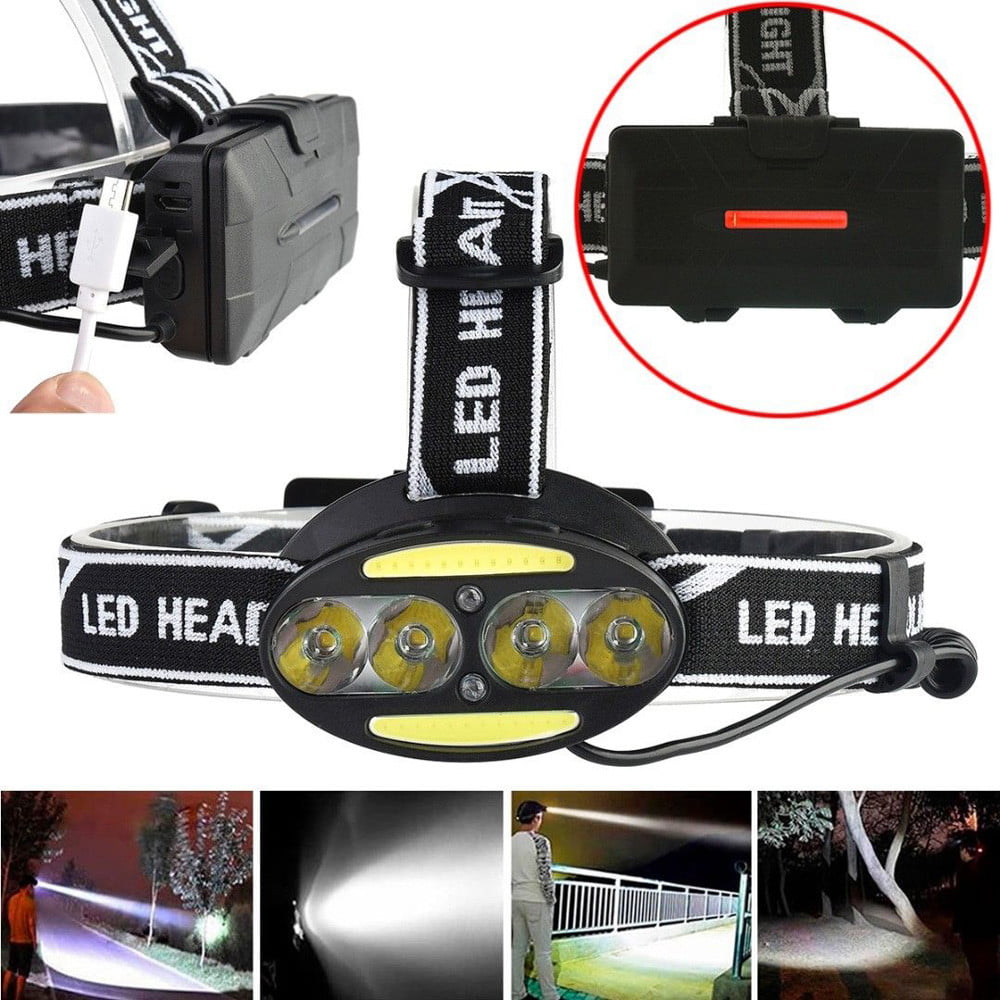 40000LM XM-L T6 LED Headlamp Headlight flashlight head light lamp USB Recharge