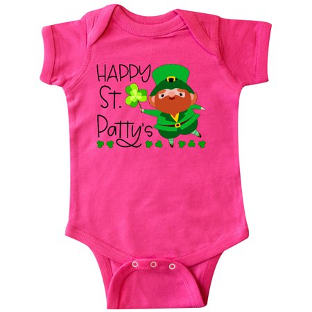 

Inktastic Happy St. Patty s with Cute Little Leprechaun Gift Baby Boy or Baby Girl Bodysuit