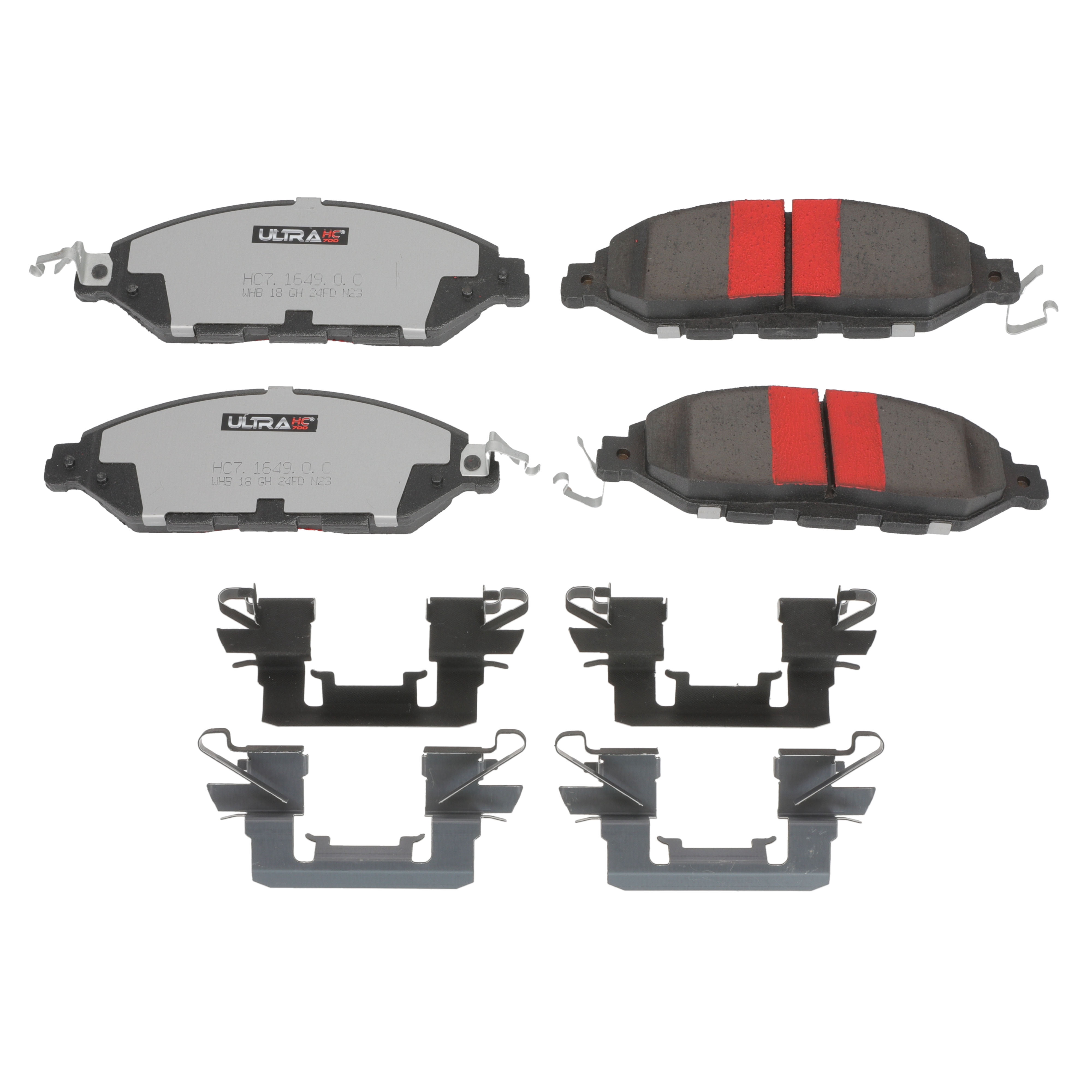 UltraHC 700 Brake Pad Set, Front HC7.1649.0.C, Nissan Murano 2023-2015