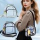 thumbnail image 3 of Wmhnj Bolso bandolera transparente de PVC con correa ajustable para mujer. Bolso de cadena transparente para telfono, billetera, llaves y cosmticos., 3 of 8